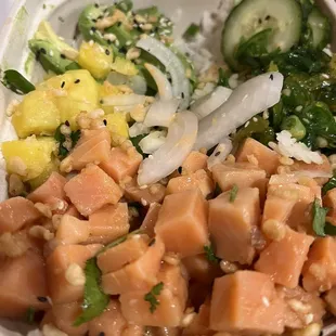 Salmon is pale, wet, nasty, tasteless, weird texture and they wouldn&apos;t do anything about it.
