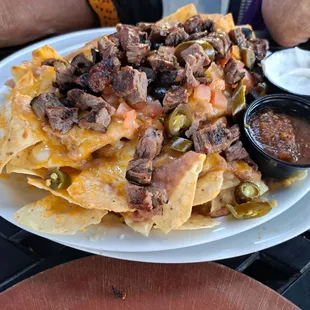 1/2 Loaded Nachos Happy Hour