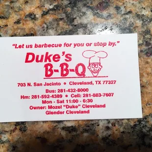 ows business card