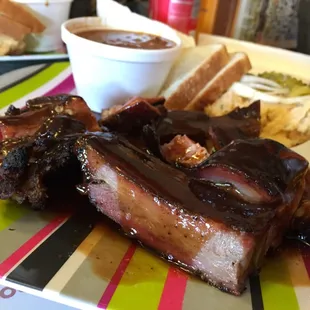 Rib dinner