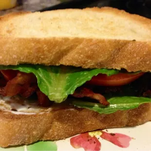 Made a delicious BLT with Duke's rustic sourdough!