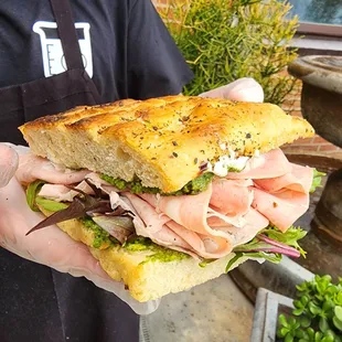Mortadella on house made focaccia (limited time)