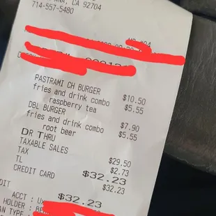 $32.23 for 2 burgers?!?!?!