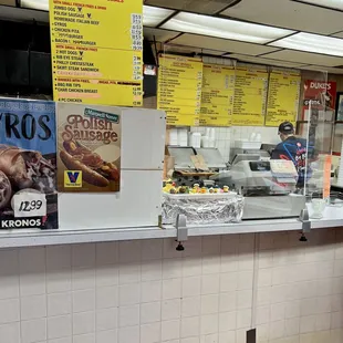 the inside of a restaurant