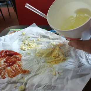 All gone. Time to die.