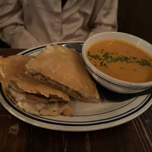 Grilled Cheese and Tomato Soup
