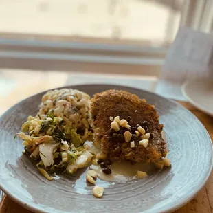 Sautéed Macnut &amp; Herb Crusted Fresh Fish