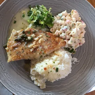 Sautéed Mac Nut & Herb-Crusted Fresh Fish