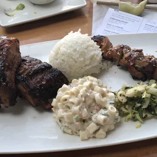 Ribs & Chicken Plate Lunch
