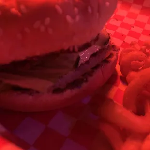 Vegan Fritter and fries