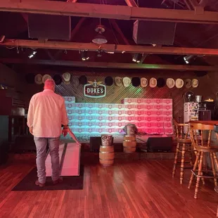 Stage. Installing a ramp.