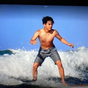 MVP of the group caught 8-10 waves!!!