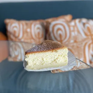 a piece of cake on a plate