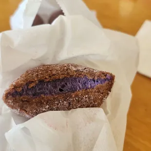 Taro mochi malasada!