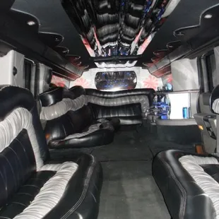 inside the limo