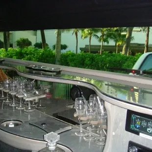 inside our triple-axel Hummer H2 limo!