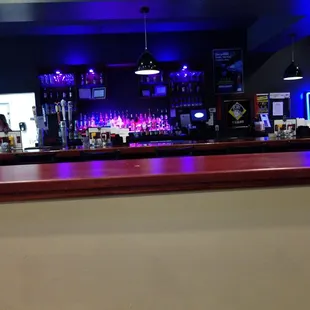 View of bar area.