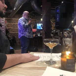 Kevin from western Reserve talking to us about their delicious organic spirits.