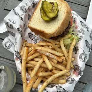Ohio smashed burger