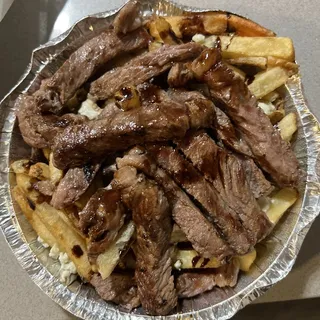 STEAK AND BLEU CHEESE FRIES