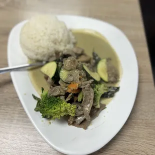 Green Curry Beef
