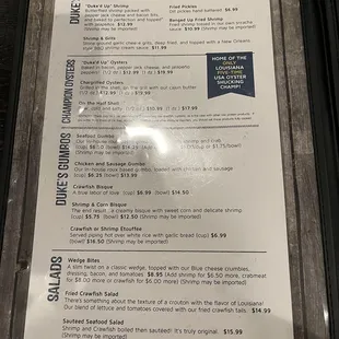 Menu on 4/19/21