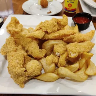 Fried fish dinner