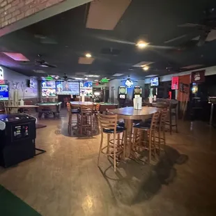 Pool and dart area