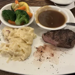 Top sirloin cooked medium
