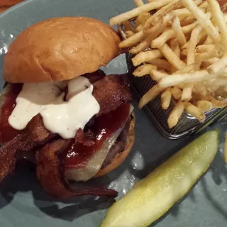 Mango BBQ Bacon Burger