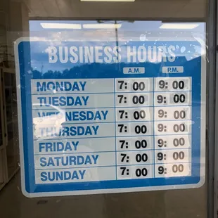 Business Hours
