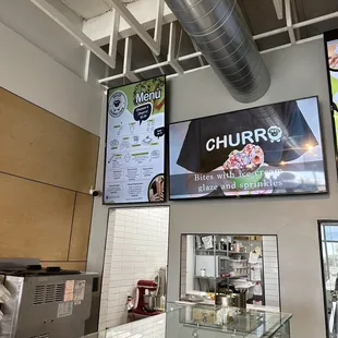 The menu board offers many options. The filled grande was best!