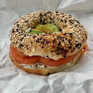 Bagel Lox Sandwich