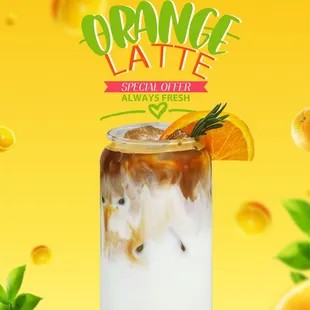 Orange Latte