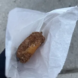 Apple donut she said.