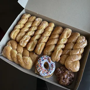 Spiral glazed donuts yum yum