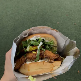 Spicy Chicken Deluxe Sandwich