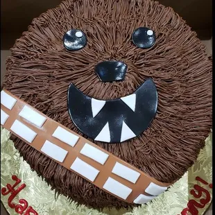 Rrrrrrgggghh!: Wookie for this is the Raddest Cake I've ever had made for me!