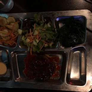 Jail breaker meatloaf plate. Yum.