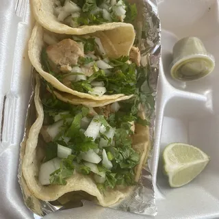 3 Chicken Tacos