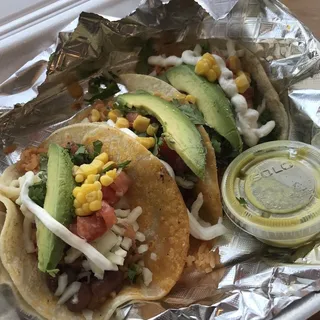 3 Veggie Tacos