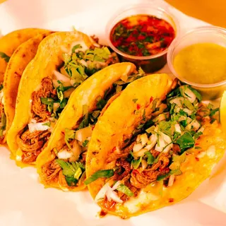 4 Birria Tacos