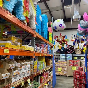 the inside of a store