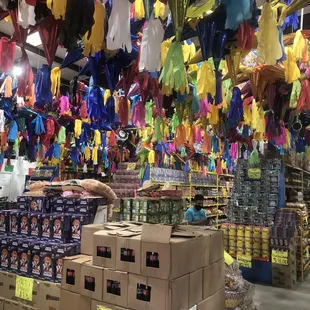a man in a grocery store
