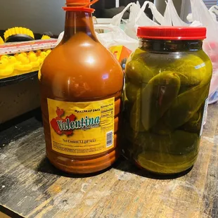 Valentina and pickles to last us a couple months