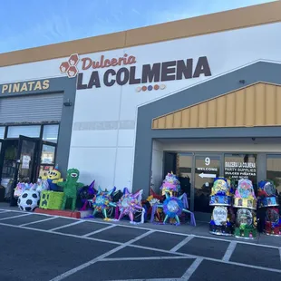 the front of the store