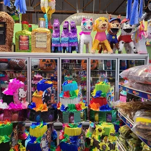 a variety of colorful decorations