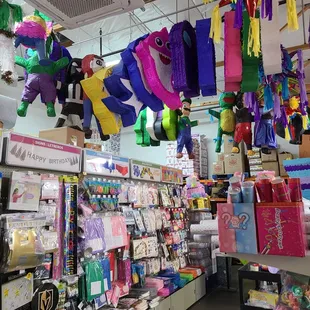 the inside of a store