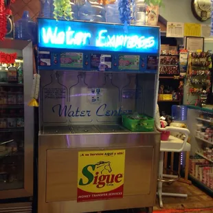 the inside of a store