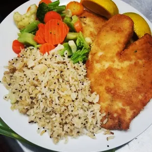 a plate of food